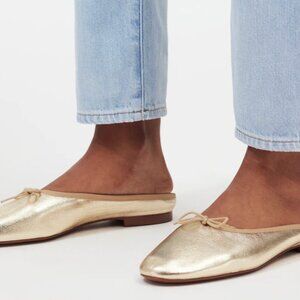 Madewell The April Ballet Flat Mule EUC Size 7.5